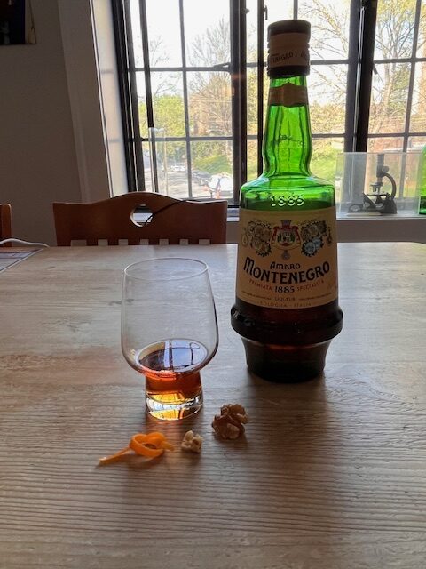 MONTENEGRO (it is lovely with anything orange, with dark chocolate, with toasted walnuts.