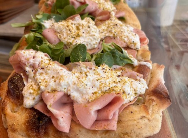 Pizza al tagio at Biga