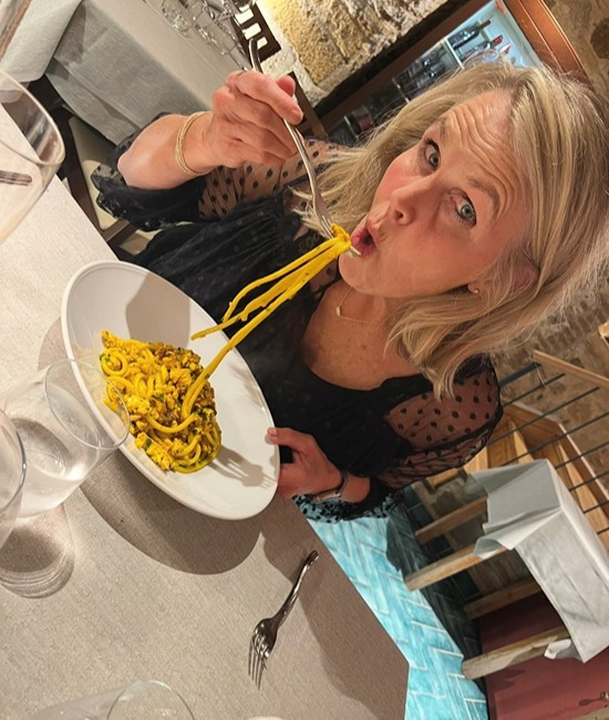 Becky ate Italy